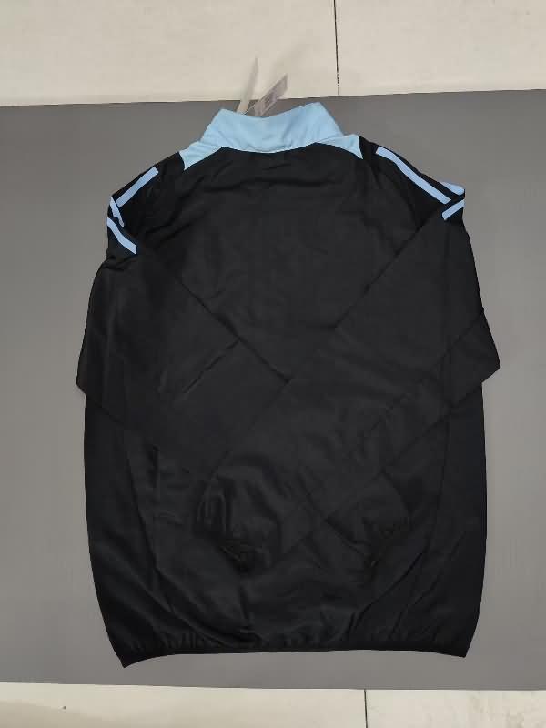 Argentina Soccer Windbreaker Black Replica 2024