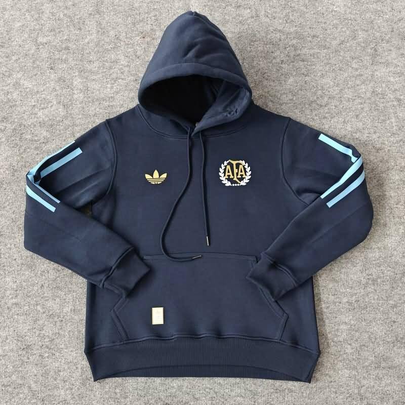 Argentina Soccer Hoodies Dark Blue Replica 2024