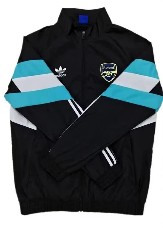 Arsenal Soccer Windbreaker 02 Black Replica 24/25