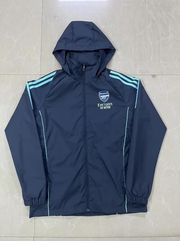 Arsenal Soccer Windbreaker 02 Dark Blue Replica 24/25