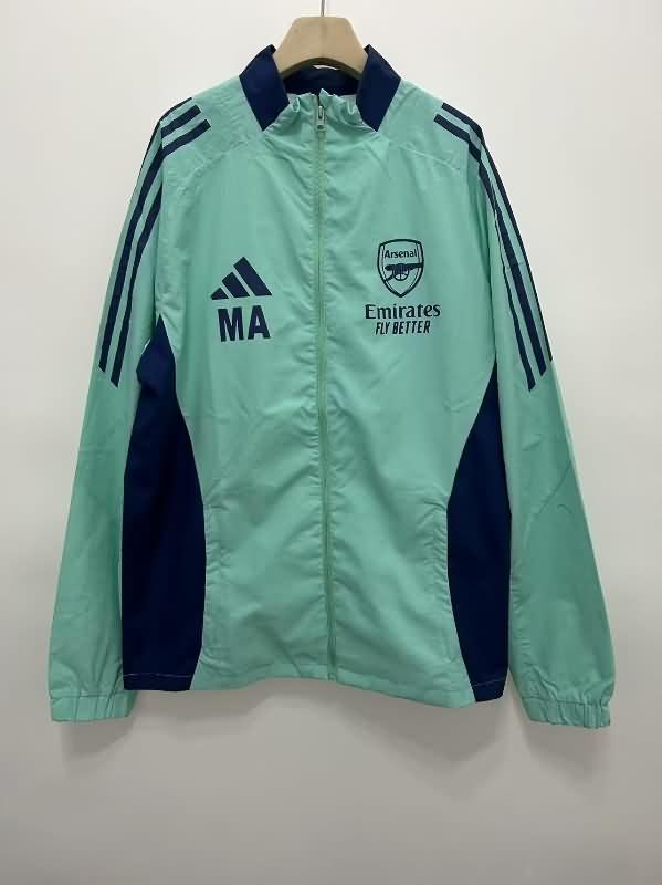 Arsenal Soccer Windbreaker Green Replica 24/25