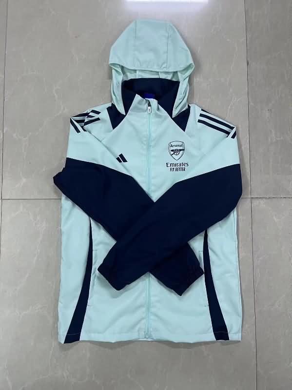 Arsenal Soccer Windbreaker Light Blue Replica 24/25