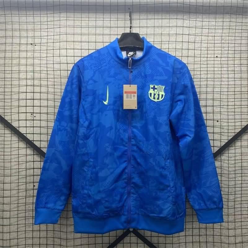 Barcelona Soccer Windbreaker Blue Replica 24/25