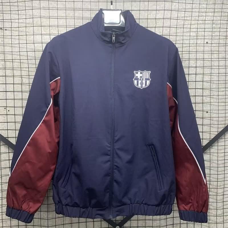 Barcelona Soccer Windbreaker Dark Blue Replica 24/25