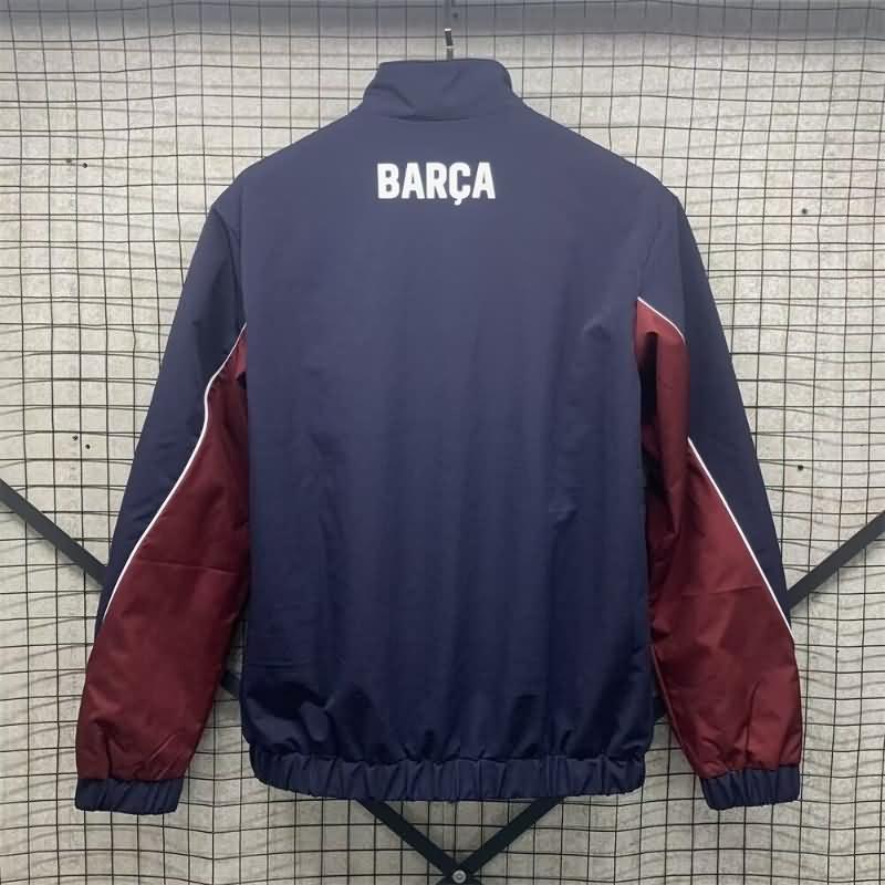 Barcelona Soccer Windbreaker Dark Blue Replica 24/25