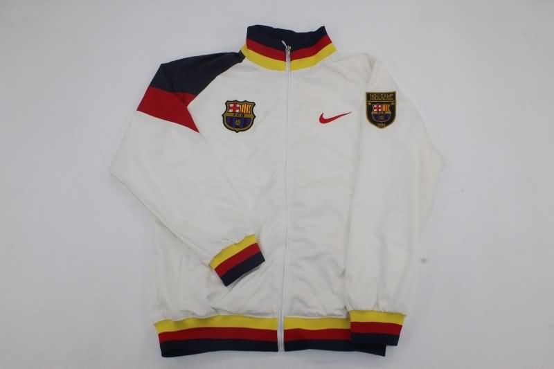 Barcelona Soccer Windbreaker White Replica 24/25