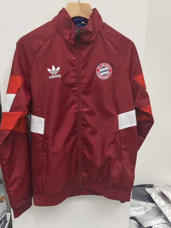 Bayern Munich Soccer Windbreaker Red Replica 24/25