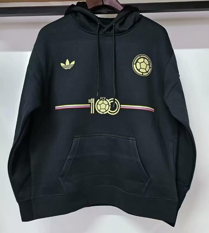 Colombia Soccer Hoodie Anniversary Black Replica 100th