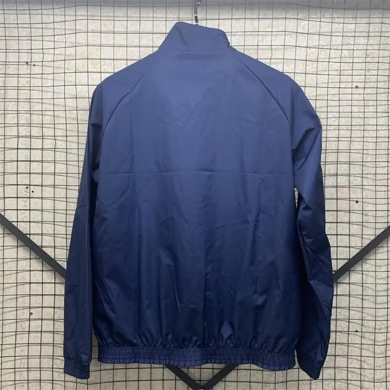 France Soccer Windbreaker 02 Dark Blue Replica 2024