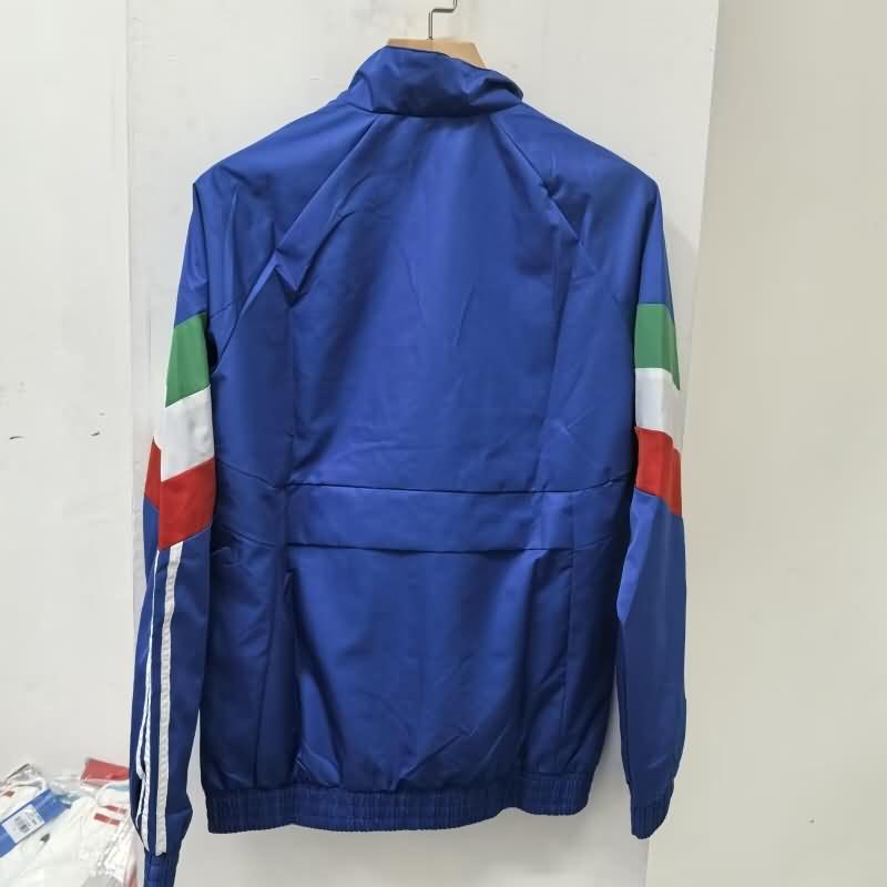 Italy Soccer Windbreaker Blue Replica 2024