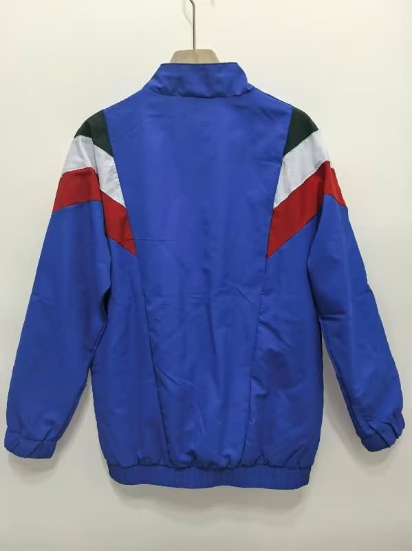 Italy Soccer Windbreaker 03 Blue Replica 2024