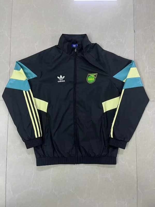 Jamaica Soccer Windbreaker Black Replica 2024