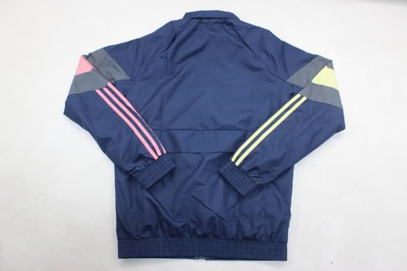 Juventus Soccer Windbreaker Dark Blue Replica 24/25