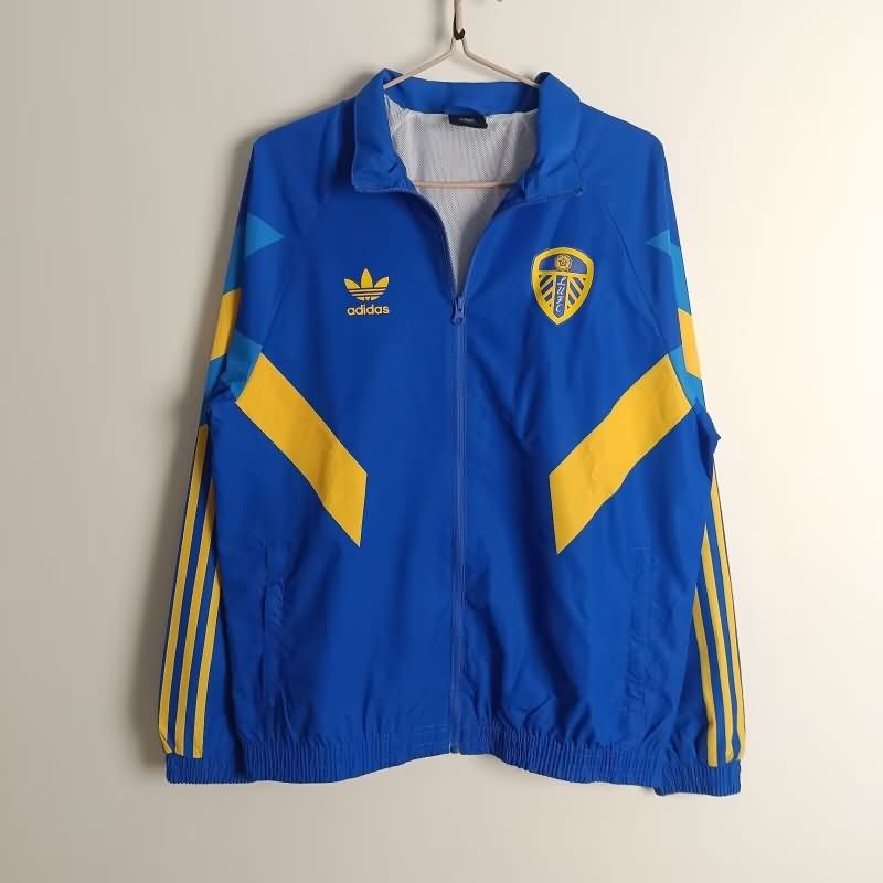 Leeds United Soccer Windbreaker Blue Replica 24/25