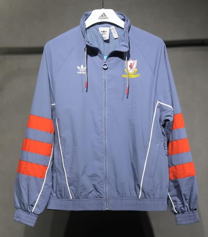 Liverpool Soccer Windbreaker Grey Replica 24/25