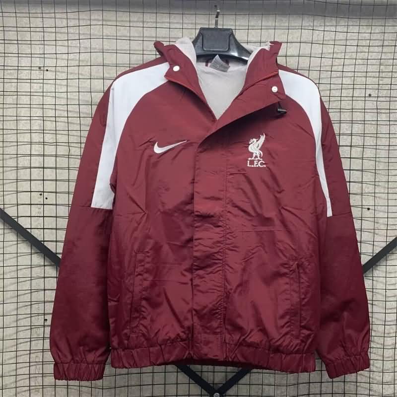 Liverpool Soccer Windbreaker 02 Red Replica 24/25