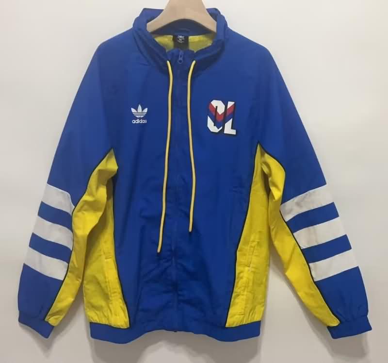 Lyon Soccer Windbreaker Blue Replica 24/25