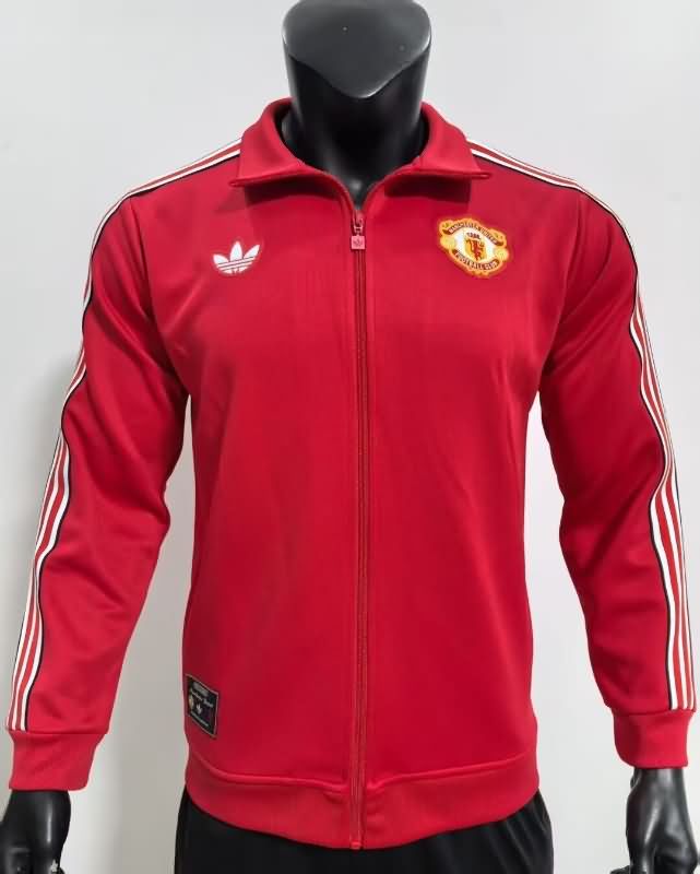 AAA Quality Manchester United 24/25 Red Soccer Jacket