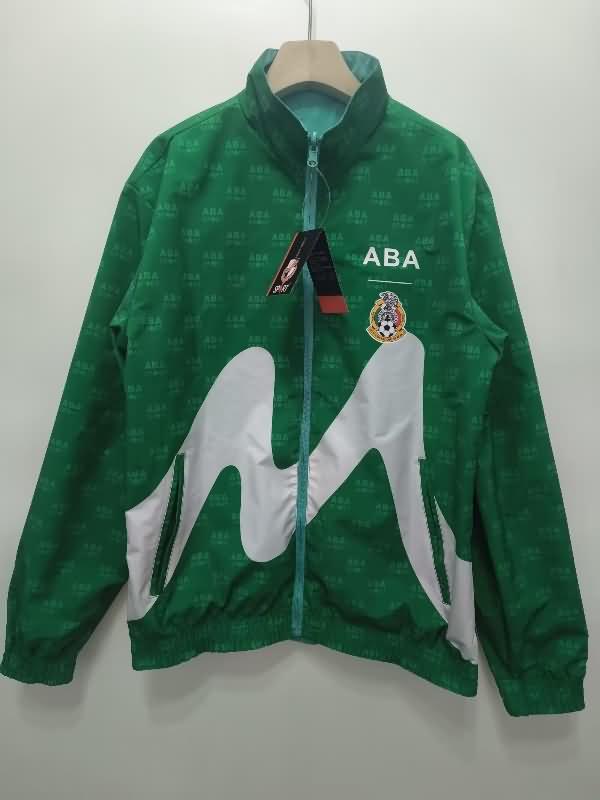 Mexico Soccer Windbreaker Green Reversible Replica 2024