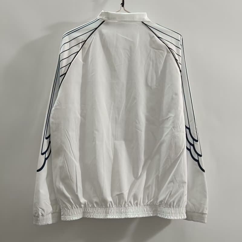 AAA Quality Paris St German 24/25 White Soccer Windbreaker