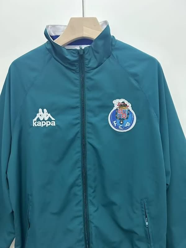 Porto Soccer Windbreaker Blue Green Reversible Replica 24/25