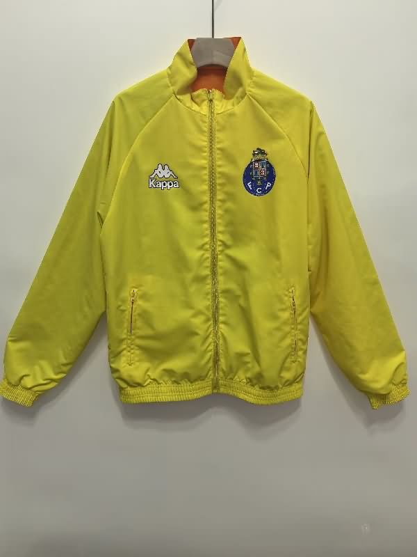 Porto Soccer Windbreaker Orange Yellow Reversible Replica 24/25