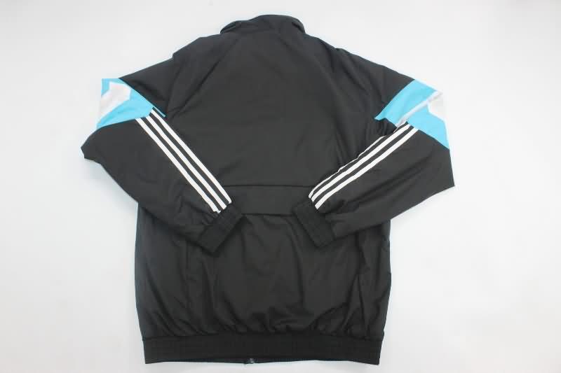 Real Madrid Soccer Windbreaker Black Replica 24/25