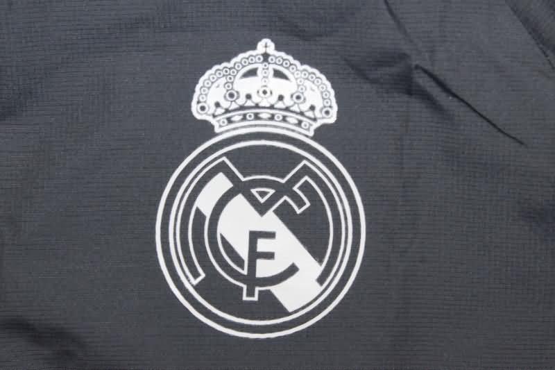 Real Madrid Soccer Windbreaker Grey Replica 24/25