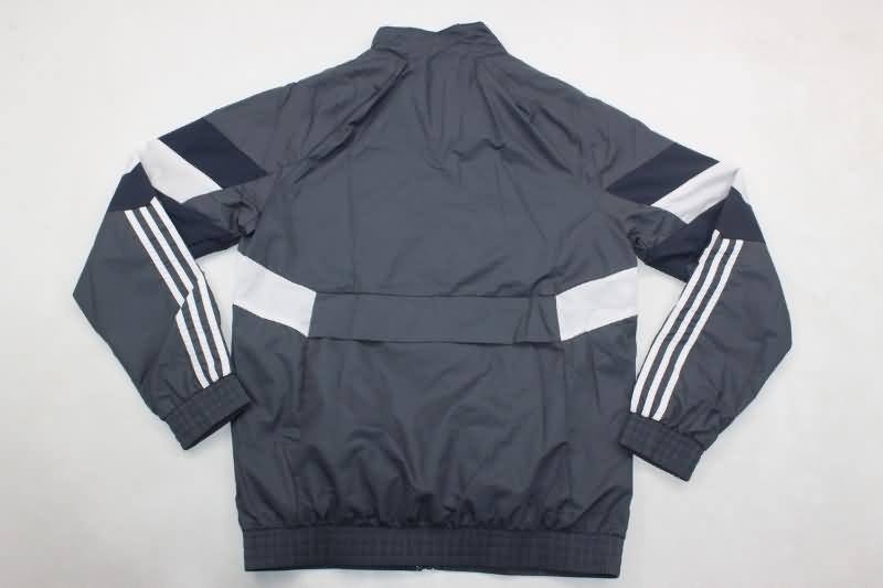 Real Madrid Soccer Windbreaker Grey Replica 24/25