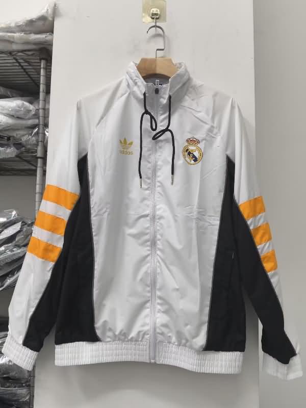 Real Madrid Soccer Windbreaker White Replica 24/25