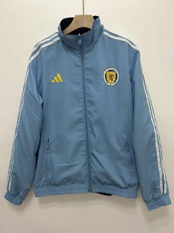 Scotland Soccer Windbreaker Dark Blue Reversible Replica 24/25