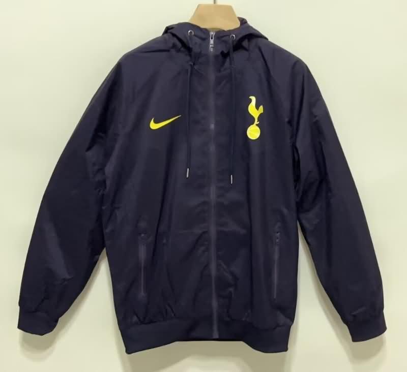 Tottenham Hotspur Soccer Windbreaker Black Replica 24/25