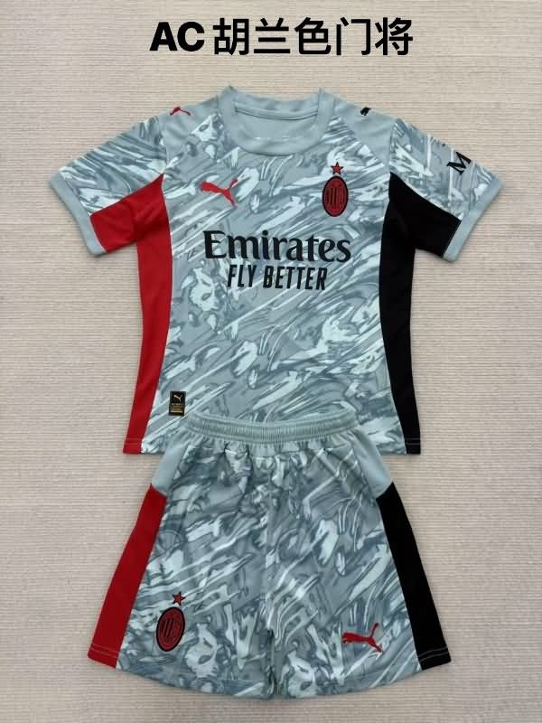 AC Milan 25/26 Goalkeeper Grey Soccer Jersey AC Milan 25/26 Goalkeeper Grey Soccer Jersey