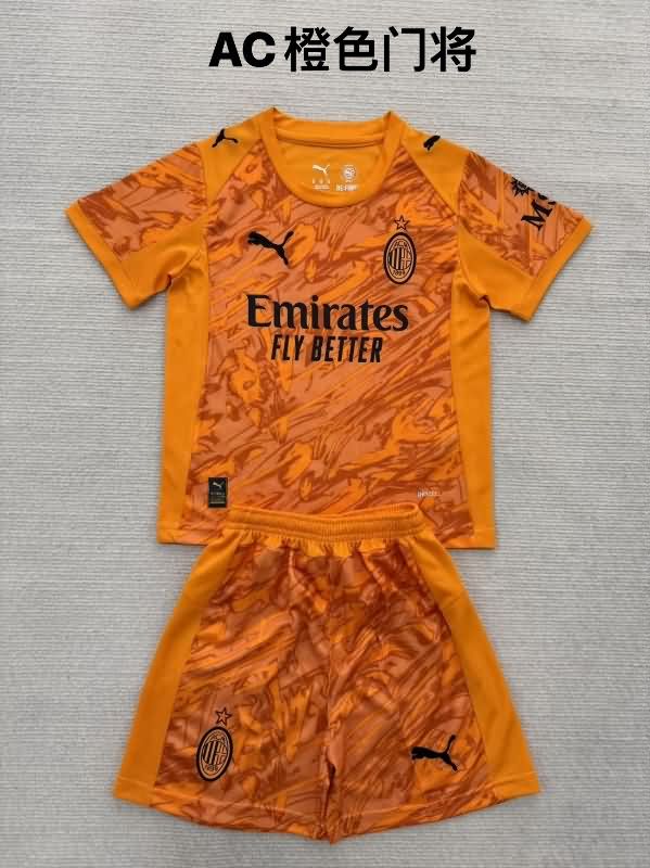 AC Milan 25/26 Goalkeeper Orange Soccer Jersey AC Milan 25/26 Goalkeeper Orange Soccer Jersey