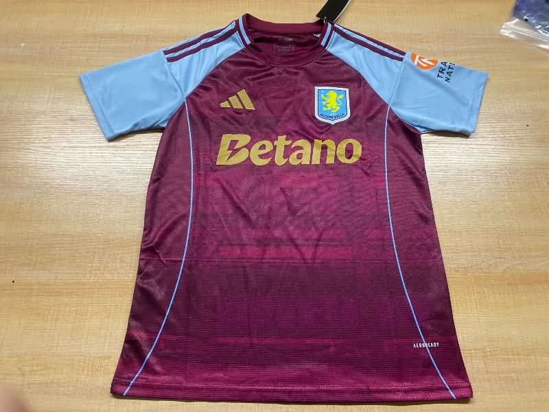 Aston Villa Soccer Jersey Home Replica 25/26