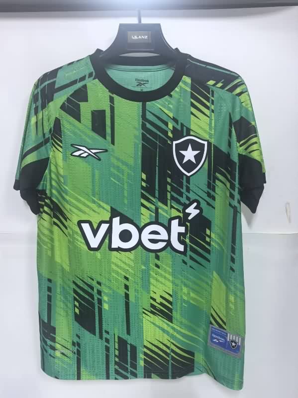 AAA Quality Botafogo 2025 Goalkeeper Green Soccer Jersey 02 AAA Quality Botafogo 2025 Goalkeeper Green Soccer Jersey 02