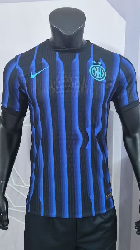 Inter Milan Soccer Jersey Home (Player) 25/26