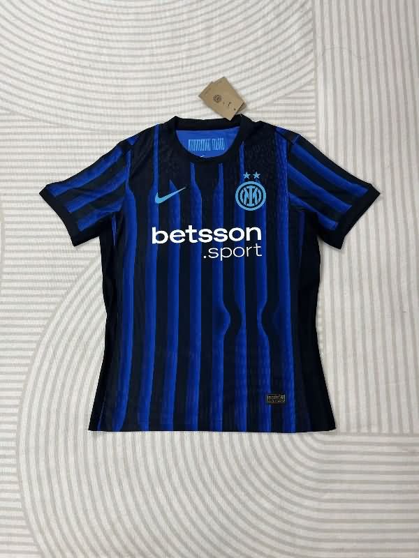 Inter Milan Soccer Jersey Home (Player) 25/26