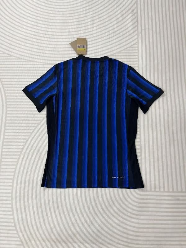 Inter Milan Soccer Jersey Home (Player) 25/26