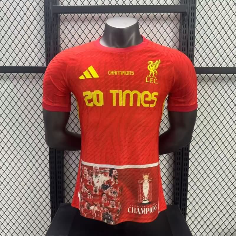 AAA Quality Liverpool 2025 Champion Special Soccer Jersey (Player) AAA Quality Liverpool 2025 Champion Special Soccer Jersey (Player)