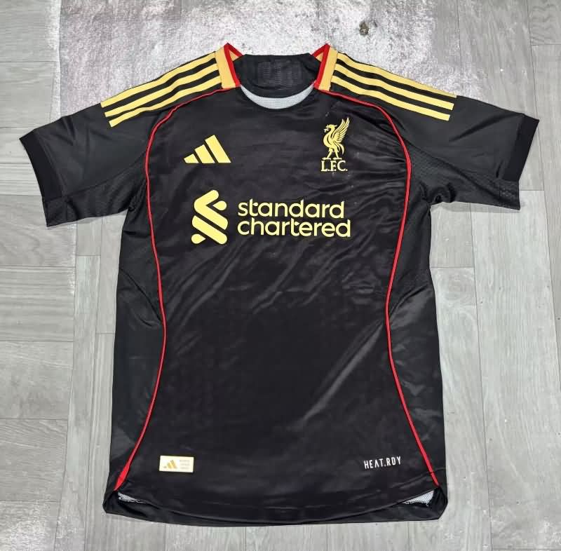 AAA Quality Liverpool 25/26 Black Soccer Jersey (Player) Leaked AAA Quality Liverpool 25/26 Black Soccer Jersey (Player) Leaked