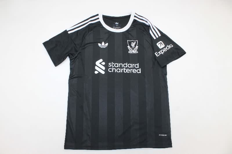 AAA Quality Liverpool 25/26 Goalkeeper Black Soccer Jersey AAA Quality Liverpool 25/26 Goalkeeper Black Soccer Jersey