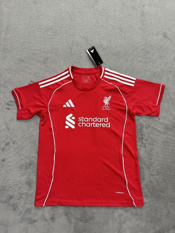 Liverpool Soccer Jersey Home Replica 25/26