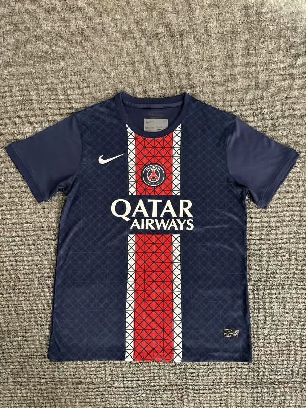 Paris St Germain Soccer Jersey Home Replica 25/26