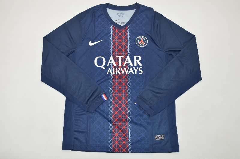 AAA Quality Paris St German 25/26 Home Long Sleeve Soccer Jersey AAA Quality Paris St German 25/26 Home Long Sleeve Soccer Jersey