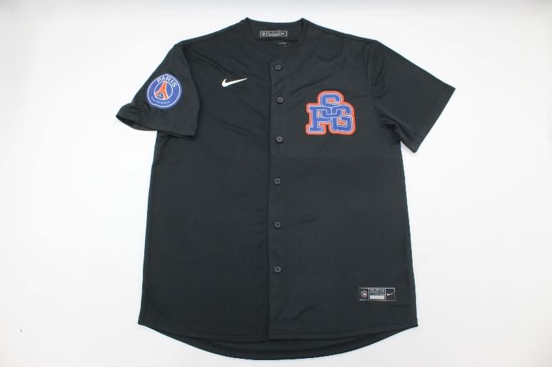 AAA Quality Paris St German 25/26 Black Baseball Jersey AAA Quality Paris St German 25/26 Black Baseball Jersey