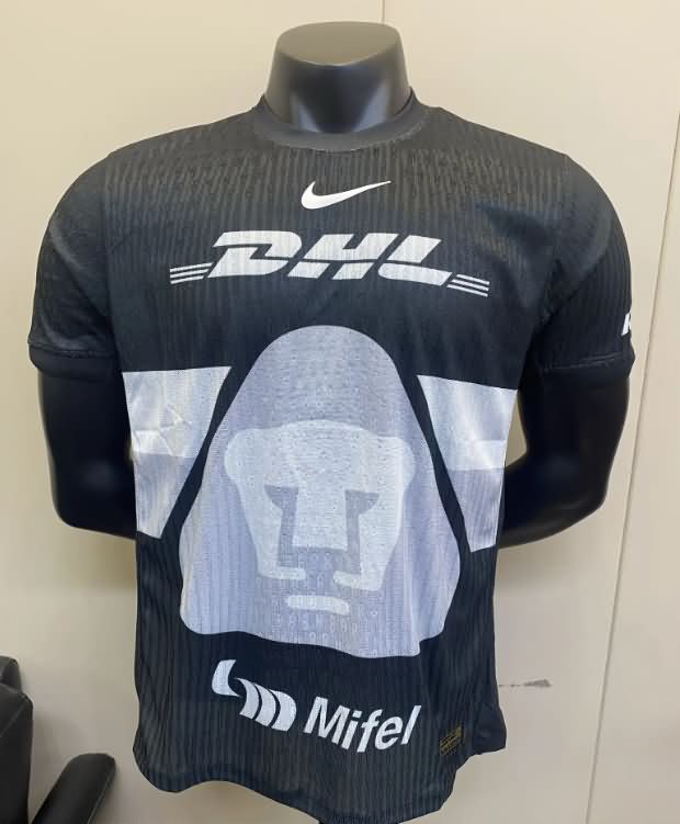 AAA Quality Pumas UNAM 25/26 Goalkeeper Black Soccer Jersey (Player) AAA Quality Pumas UNAM 25/26 Goalkeeper Black Soccer Jersey (Player)