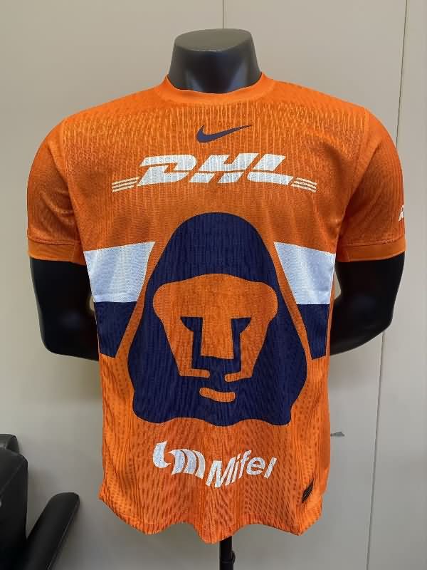AAA Quality Pumas UNAM 25/26 Goalkeeper Orange Soccer Jersey (Player) AAA Quality Pumas UNAM 25/26 Goalkeeper Orange Soccer Jersey (Player)