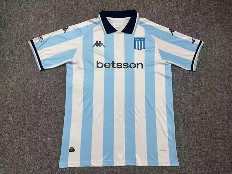 Racing Soccer Jersey Home Replica 2025