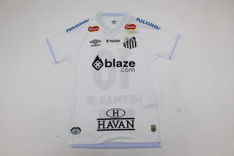 AAA Quality Santos 2025 Home Soccer Jersey With Sponsor AAA Quality Santos 2025 Home Soccer Jersey With Sponsor